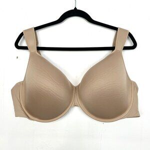 Comfort Choice Tan Underwire T-Shirt Bra 48D